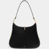 Large ring leather bag