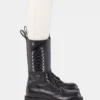 Leather boots