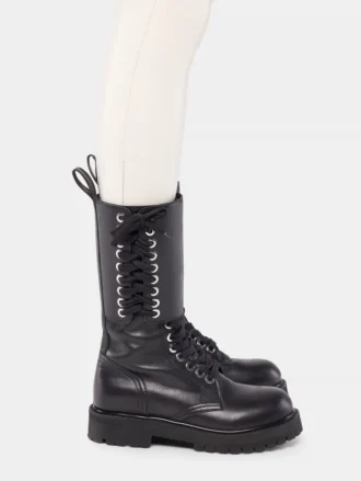 Leather boots