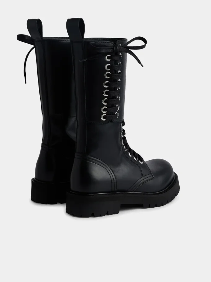 Leather boots