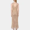 Long dress in crochet