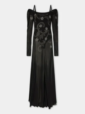 long dress in jersey 1 2 330x439 - Long dress in jersey