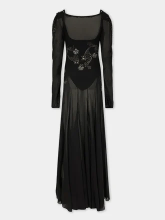 long dress in jersey 2 2 330x439 - Long dress in jersey