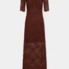 Long dress in lace
