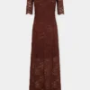 Long dress in lace