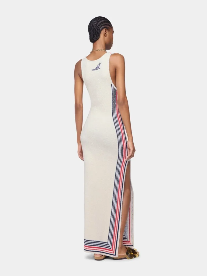 Long dress in terry jersey