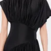 Long dress with ruched details