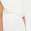 Long dress with ruched details