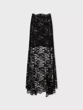 long flared lace skirt 1 330x439 - Long flared lace skirt