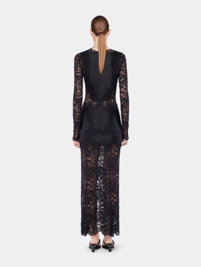 Long lace dress