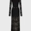Long lace dress