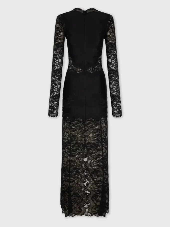 Long lace dress