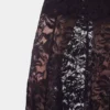 Long lace dress with cut-out details