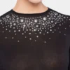 Long second-skin jersey dress
