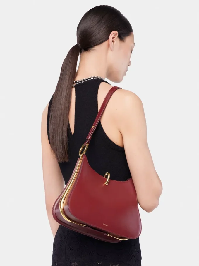 Medium Ring leather bag