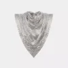Metallic chainmail scarf