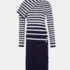 Midi dress in wool