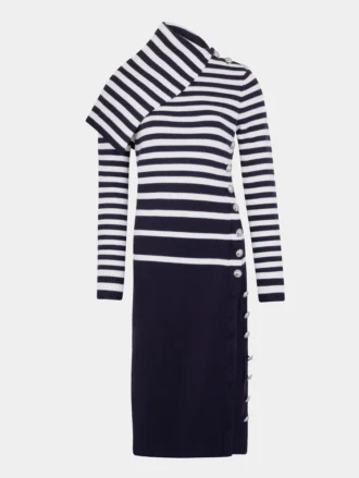 Midi dress in wool