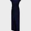 Midi piercing jersey dress