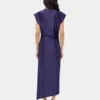 Midi piercing jersey dress