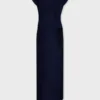 Midi piercing jersey dress
