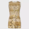 Mini dress in assembly