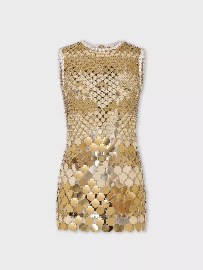 Mini dress in assembly