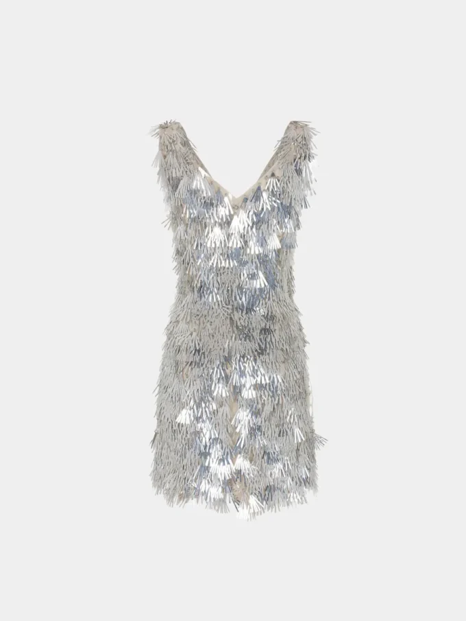 Mini dress in assembly