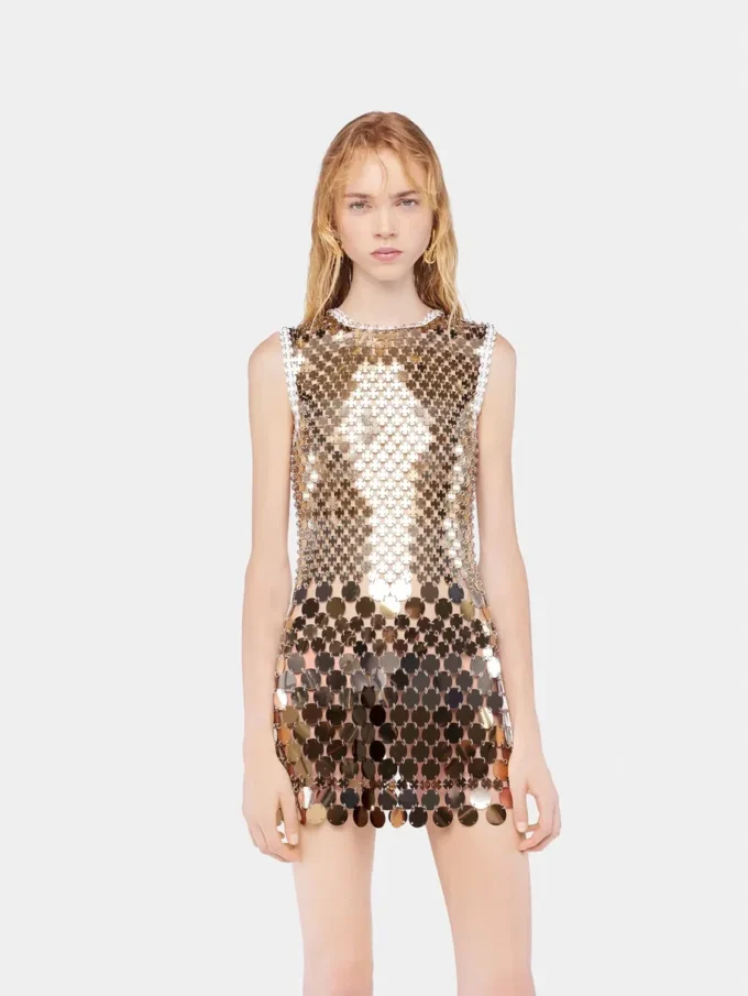 Mini dress in assembly