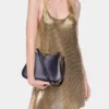 Mini tank top dress in mesh
