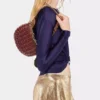 Moon reversible Flip bag in leather