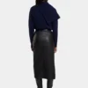 Navy sweater in wool