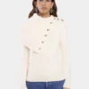 Off white sweater in wool