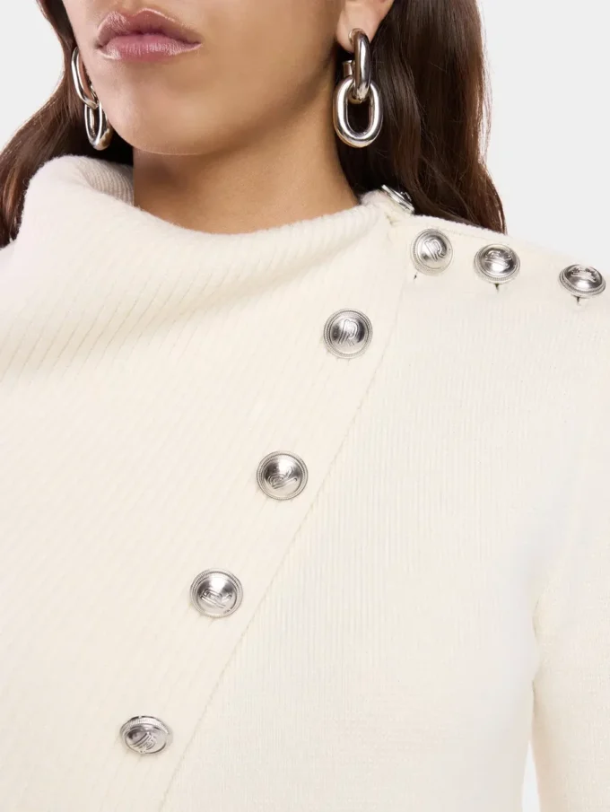Off white sweater in wool