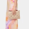 Pouch in raffia