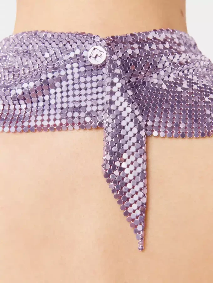 Purple chainmail Scarf