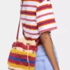 Raffia bucket bag