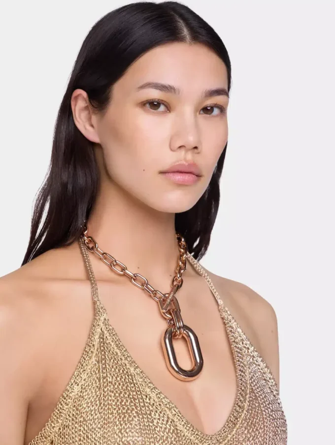 Rose gold XL Link necklace