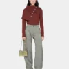Rust sweater in wool