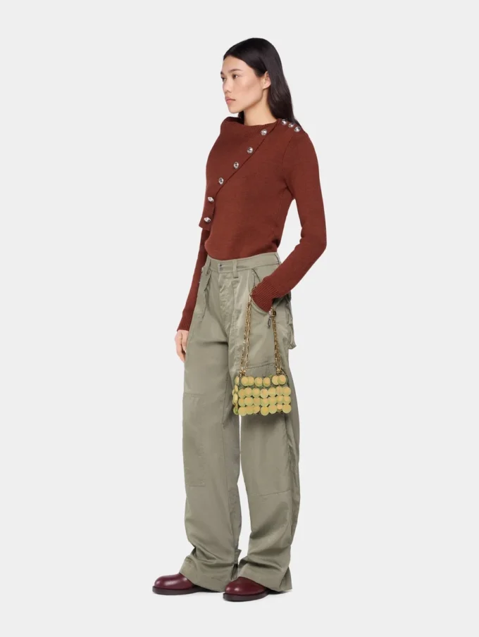 Rust sweater in wool