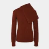 Rust sweater in wool