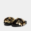 Sequin-embellished slides