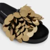 Sequin-embellished slides