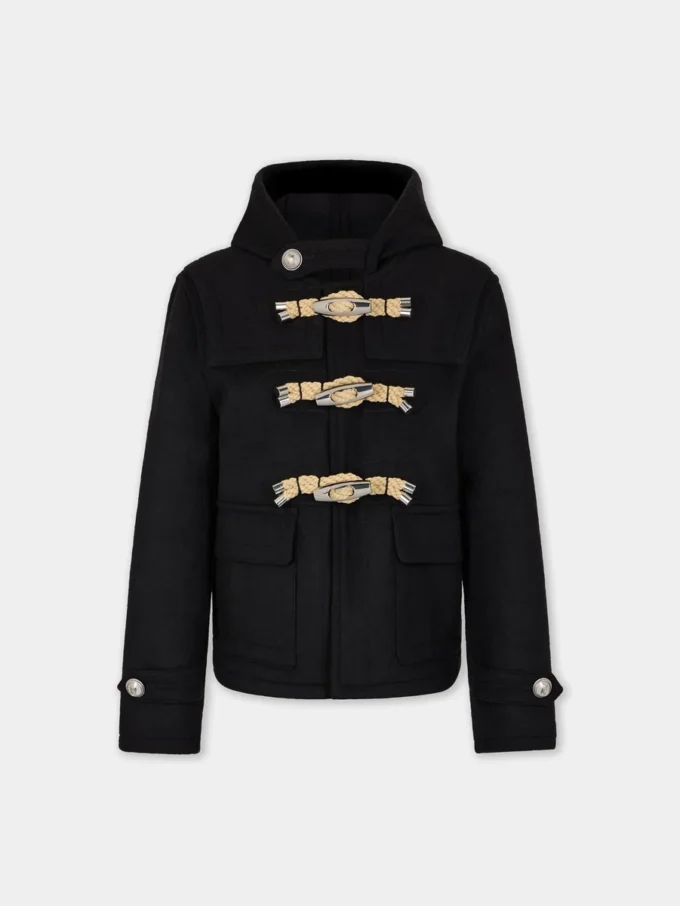 Short coat in wool