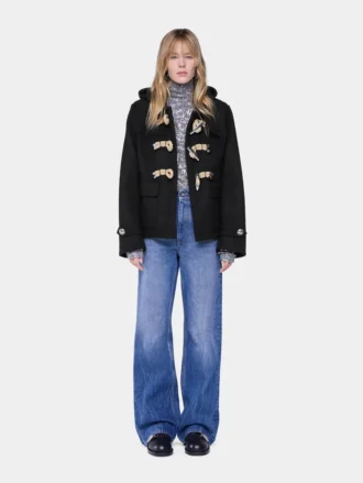Short coat in wool