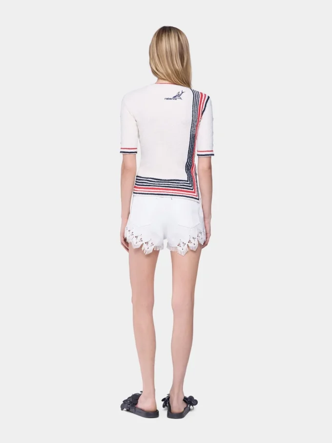 Top in terry jersey