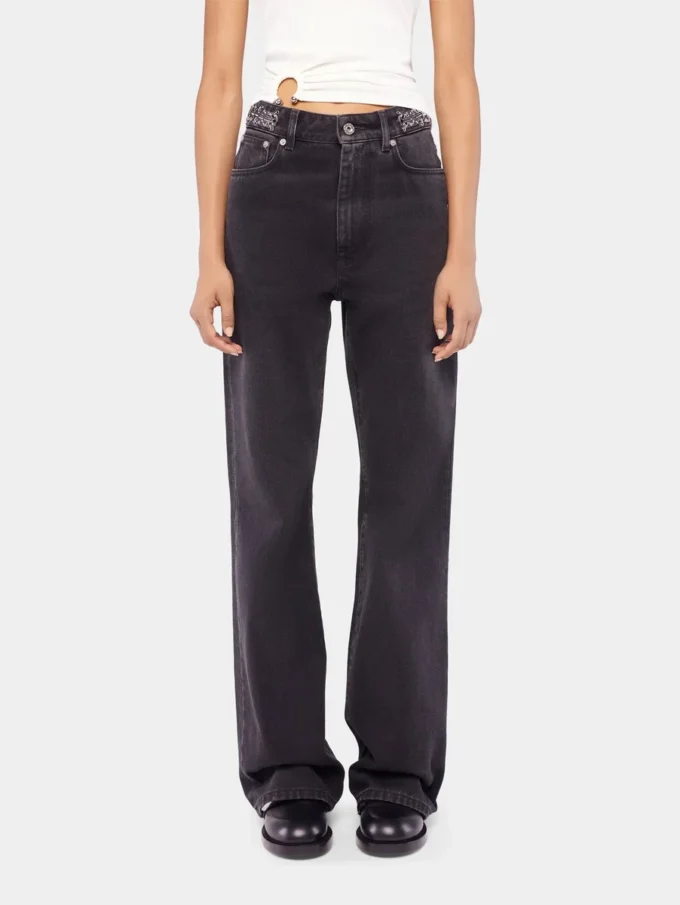 Signature black jeans with 1969 discs