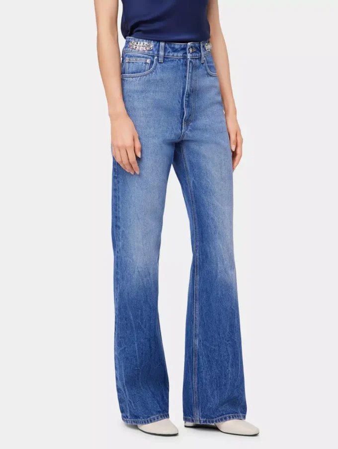 Signature jeans with 1969 metal discs