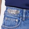 Signature jeans with 1969 metal discs