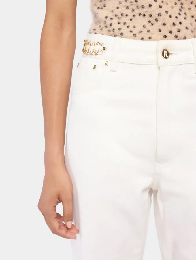 Signature off white jeans with 1969 discs